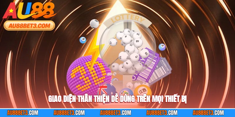 Giao diện AU88 thân thiện dễ dùng trên mọi thiết bị